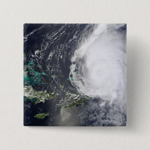 Hurricane Earl 2 Vierkante Button 5,1 Cm
