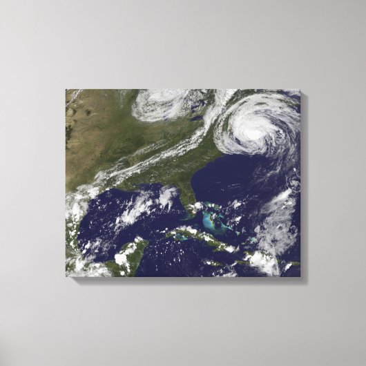 Hurricane Earl 3 Canvas Afdruk (Voorkant)