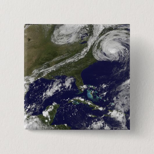 Hurricane Earl 3 Vierkante Button 5,1 Cm (Voorkant)