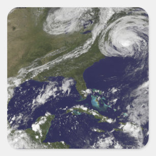 Hurricane Earl 3 Vierkante Sticker