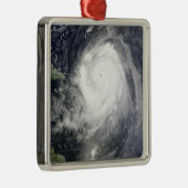 Hurricane Earl Metalen Ornament (Rechts)