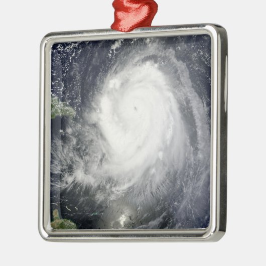 Hurricane Earl Metalen Ornament (Links)