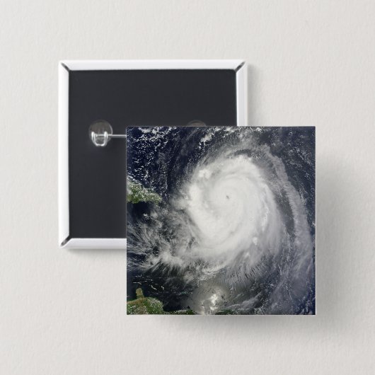 Hurricane Earl Vierkante Button 5,1 Cm (Voorkant /achterkant)