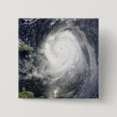 Hurricane Earl Vierkante Button 5,1 Cm (Voorkant)