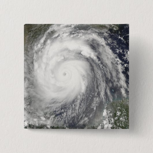 Hurricane Emily Vierkante Button 5,1 Cm (Voorkant)