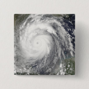 Hurricane Emily Vierkante Button 5,1 Cm