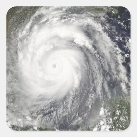 Hurricane Emily Vierkante Sticker (Voorkant)