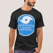 Hurricane-evacuatieplan Funny T-shirt (Voorkant)