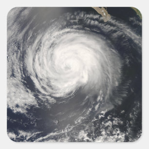Hurricane Fausto Vierkante Sticker