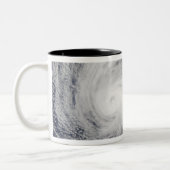 Hurricane Felicia Tweekleurige Koffiemok (Links)