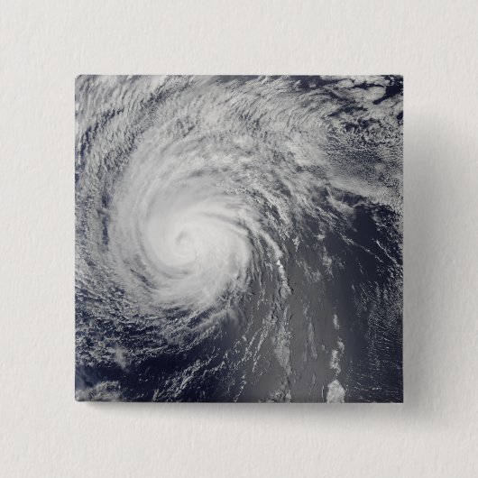 Hurricane Felicia Vierkante Button 5,1 Cm (Voorkant)