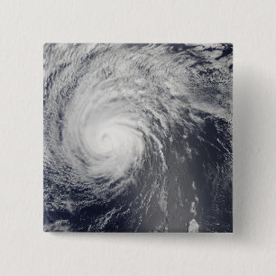 Hurricane Felicia Vierkante Button 5,1 Cm