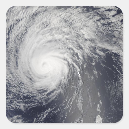 Hurricane Felicia Vierkante Sticker (Voorkant)