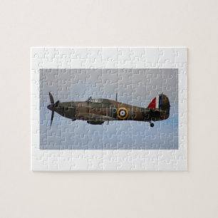 Hurricane Fighter vliegtuig WWWII militair vliegtu Legpuzzel