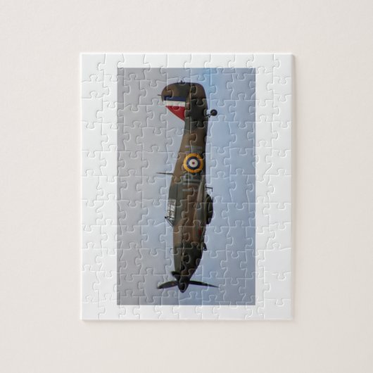Hurricane Fighter vliegtuig WWWII militair vliegtu Legpuzzel (Verticaal)