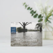 Hurricane Florence Wilmington NC Briefkaart (Staand voorkant)