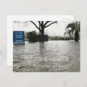 Hurricane Florence Wilmington NC Briefkaart (Voorkant / Achterkant)
