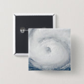 Hurricane Gordon 2 Vierkante Button 5,1 Cm (Voorkant /achterkant)