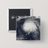 Hurricane Gordon Vierkante Button 5,1 Cm (Voorkant /achterkant)