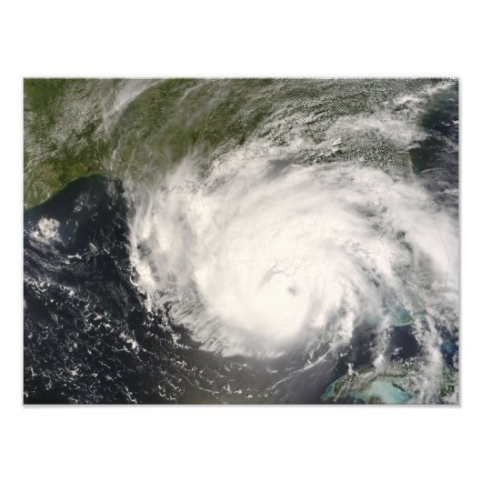 Hurricane Gustav Foto Afdruk (Voorkant)