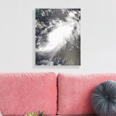 Hurricane Gustav over Hispaniola Canvas Afdruk (Insitu (Woonkamer))