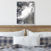 Hurricane Gustav over Hispaniola Canvas Afdruk (Insitu (Slaapkamer))