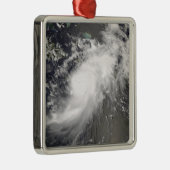 Hurricane Gustav over Hispaniola Metalen Ornament (Rechts)