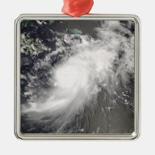 Hurricane Gustav over Hispaniola Metalen Ornament
