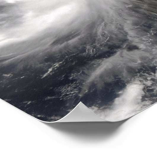 Hurricane Gustav over Hispaniola Poster (Hoek)