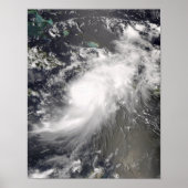 Hurricane Gustav over Hispaniola Poster (Voorkant)