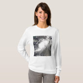 Hurricane Gustav over Hispaniola T-shirt (Voorkant volledig)