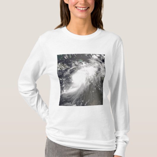 Hurricane Gustav over Hispaniola T-shirt (Voorkant)