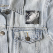 Hurricane Gustav over Hispaniola Vierkante Button 5,1 Cm (In situ)