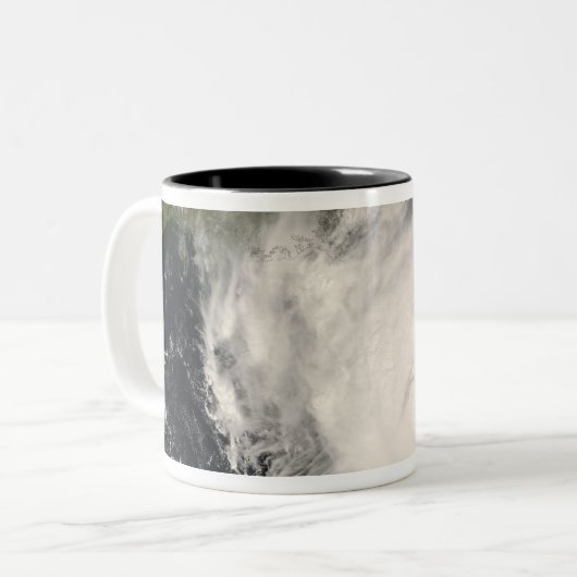 Hurricane Gustav Tweekleurige Koffiemok (Voorkant links)