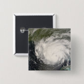 Hurricane Gustav Vierkante Button 5,1 Cm (Voorkant /achterkant)