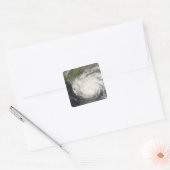Hurricane Gustav Vierkante Sticker (Envelop)