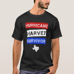 Hurricane Harvey Survivor mannen Texas Shirt
