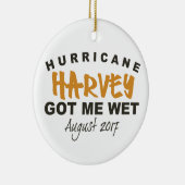 Hurricane Harvey Texas 2017 Keramisch Ornament (Rechts)