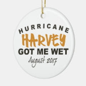 Hurricane Harvey Texas 2017 Keramisch Ornament (Links)