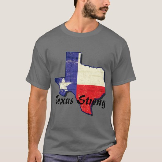 Hurricane Harvey Texas Strong T-Shirt (Voorkant)