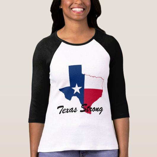 Hurricane Harvey Texas Strong T-Shirt (Voorkant)