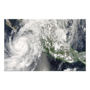 Hurricane Henriette Foto Afdruk