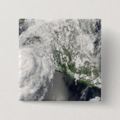 Hurricane Henriette Vierkante Button 5,1 Cm (Voorkant)