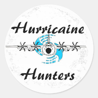Hurricane Hunter-Sticker Ronde Sticker
