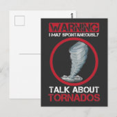 Hurricane Hunter Weather storm Briefkaart (Voorkant / Achterkant)