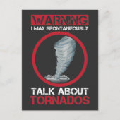 Hurricane Hunter Weather storm Briefkaart (Voorkant)