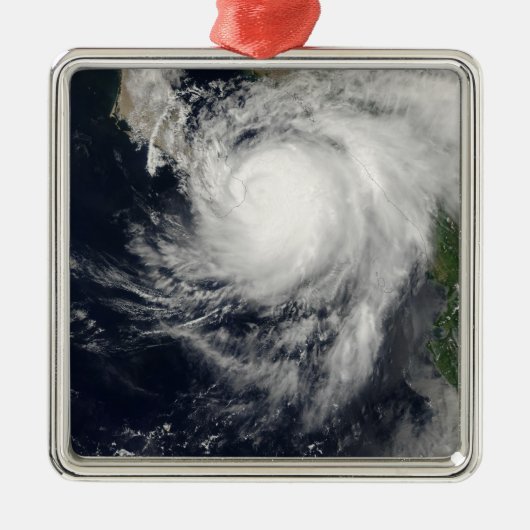 Hurricane Ignacio Metalen Ornament (Voorkant)