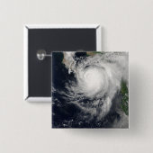 Hurricane Ignacio Vierkante Button 5,1 Cm (Voorkant /achterkant)