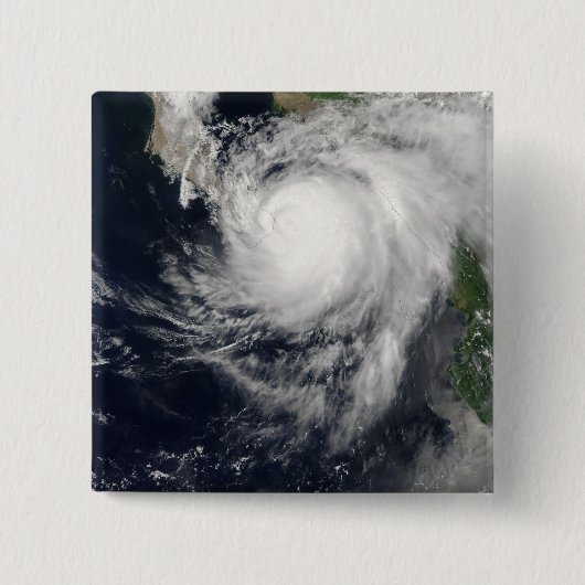 Hurricane Ignacio Vierkante Button 5,1 Cm (Voorkant)