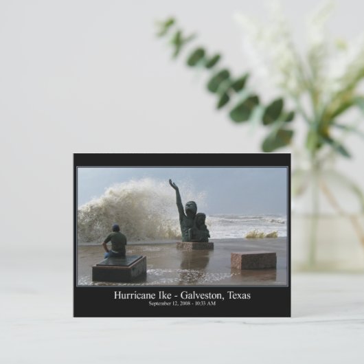 Hurricane Ike Briefkaart (Staand voorkant)